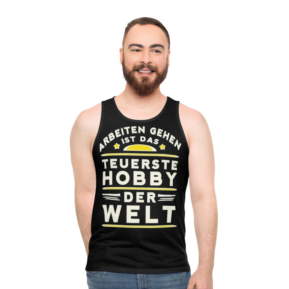 Unisex hobby graphic tank top