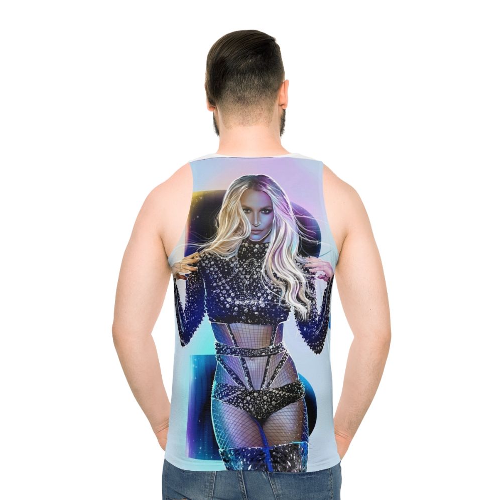 Unisex tank top with holiday inspired design