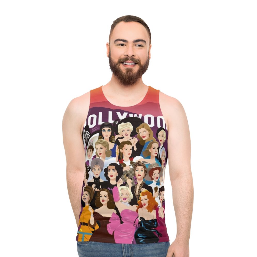 Unisex Hollywood inspired tank top