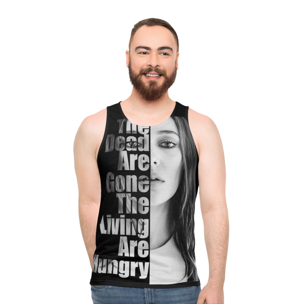 Unisex horror-themed pop culture tank top