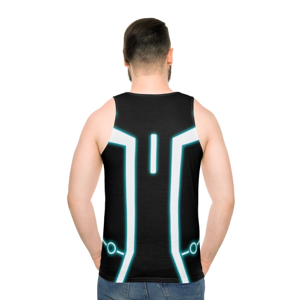Unisex "I Am Not A Program" sci-fi graphic tank top