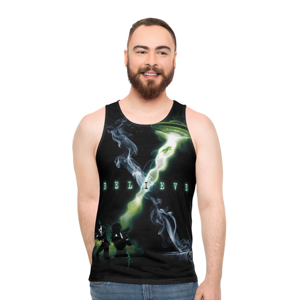 Unisex "I Believe" X-Files Sci-Fi Tank Top