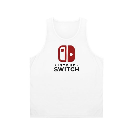 Unisex tank top with "I Intend To Switch" design for dissociative identity disorder, OSDD, and plural systems