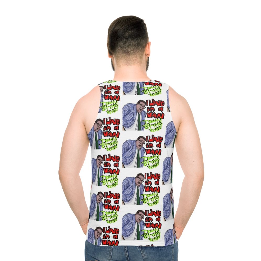 Unisex 'I Live In A Van' Matt Foley Motivational Tank Top