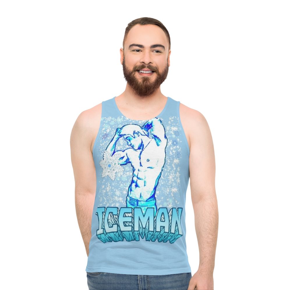 Unisex Iceman X-Men Superhero Tank Top