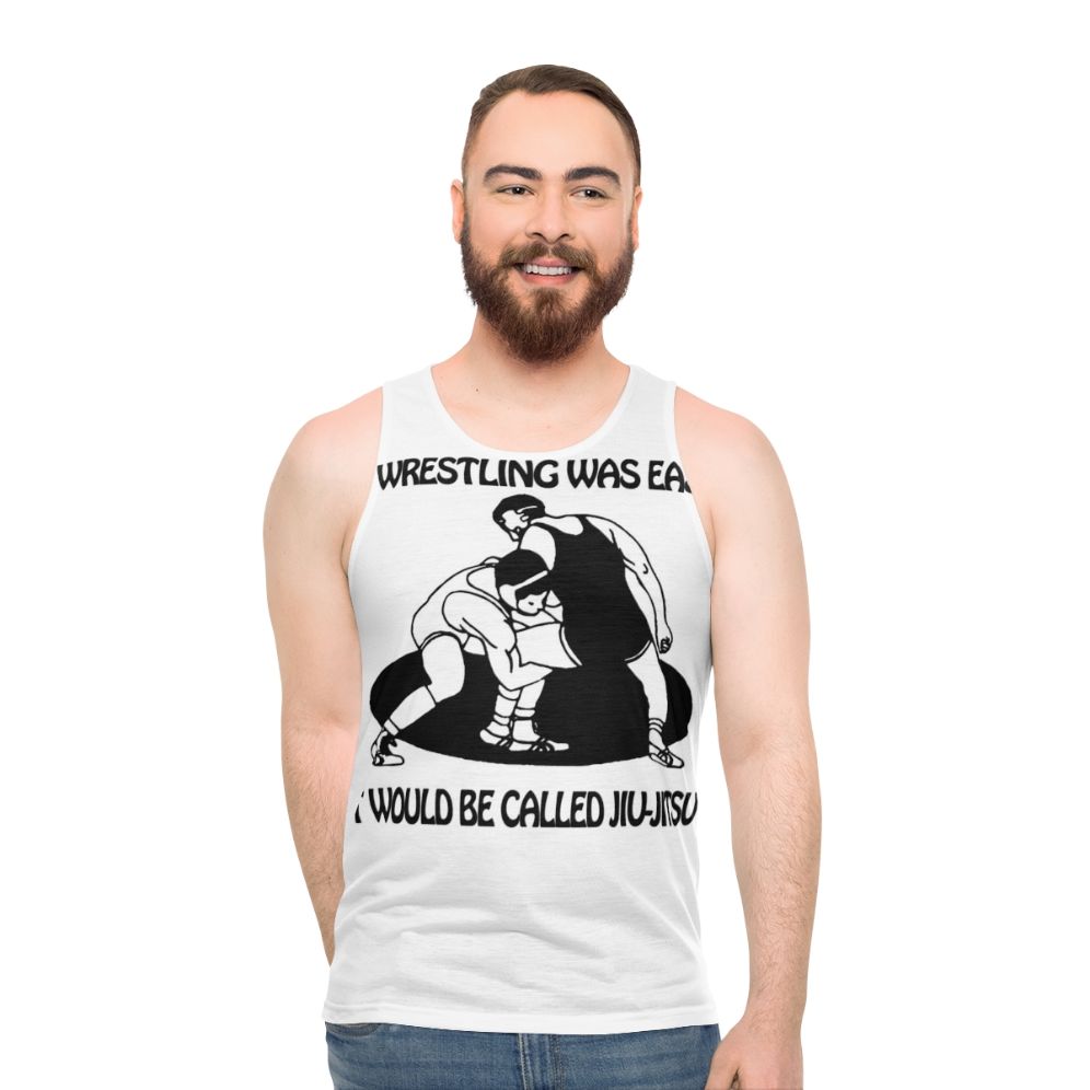 Unisex "If Wrestling Was Easy" Jiu Jitsu Tank Top