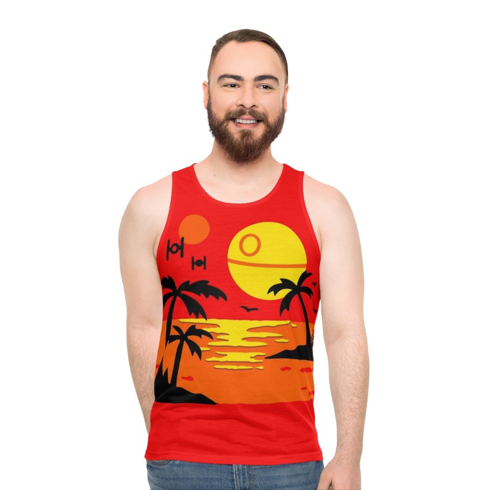 Unisex imperial beach party tank top