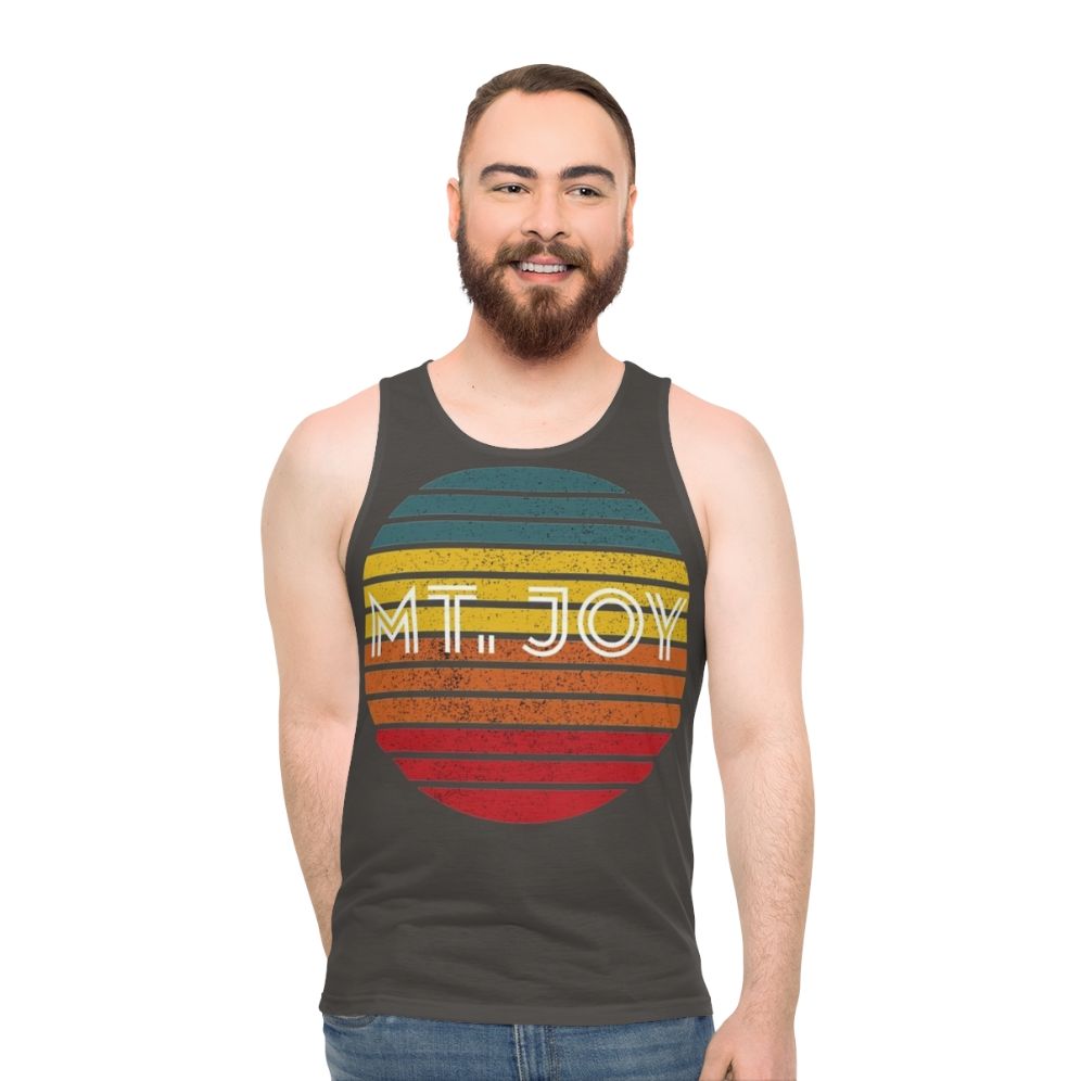 Unisex indie folk rock vintage mountain nature tank top