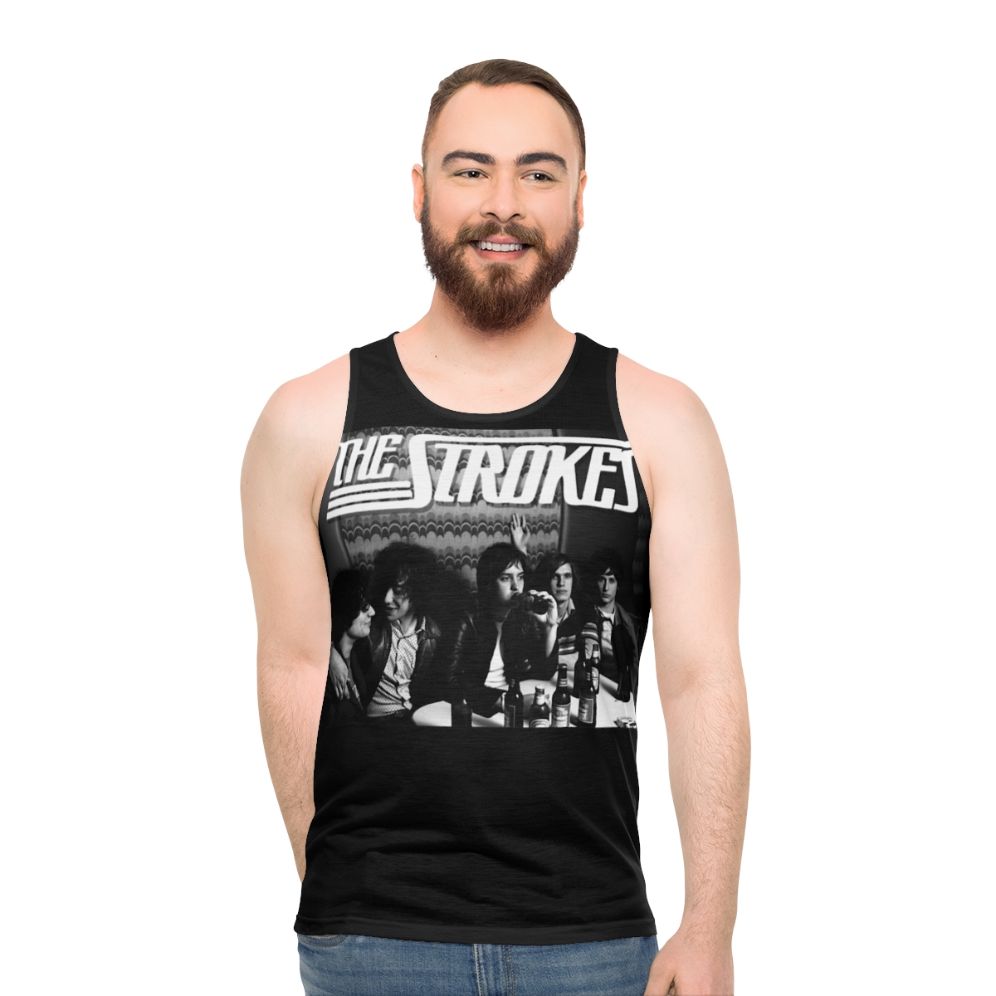 Unisex indie music inspired tank top