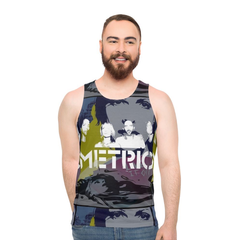 Unisex indie music tank top