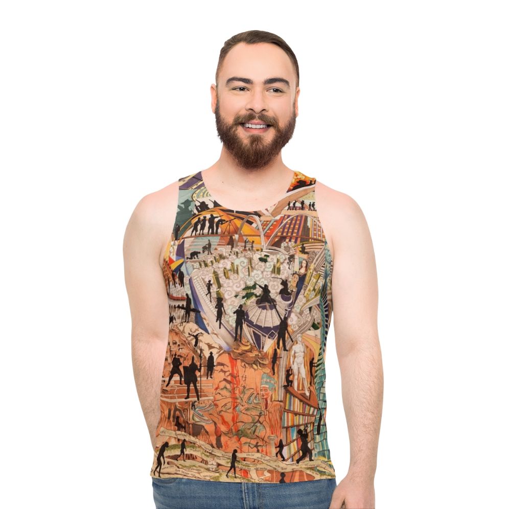 Unisex industrial workwear tank top