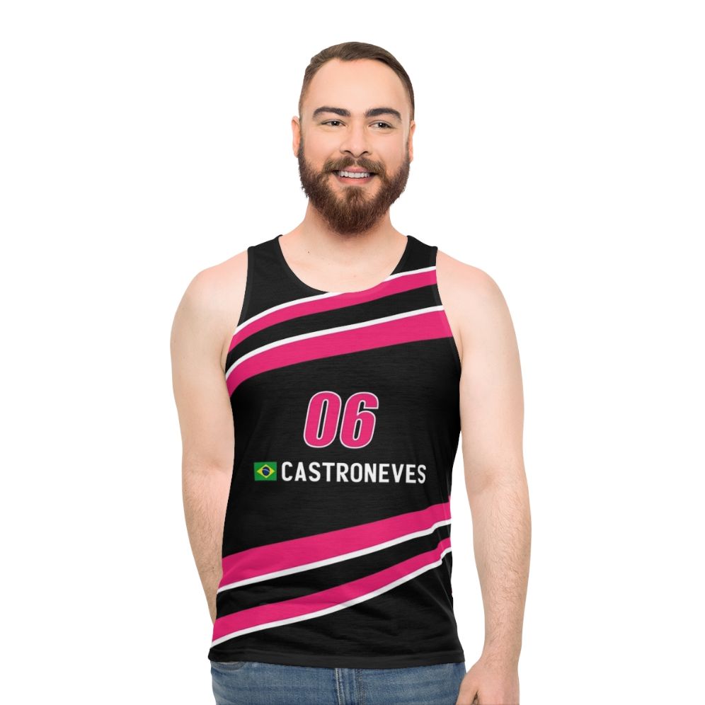 Unisex IndyCar 2023 Castroneves Tank Top