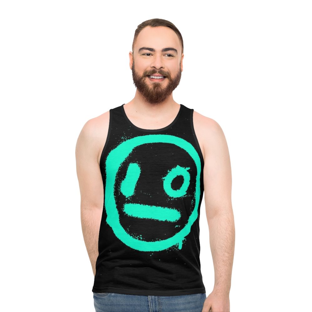 Unisex I O 444 Tank Top for Techno and EDM Fans