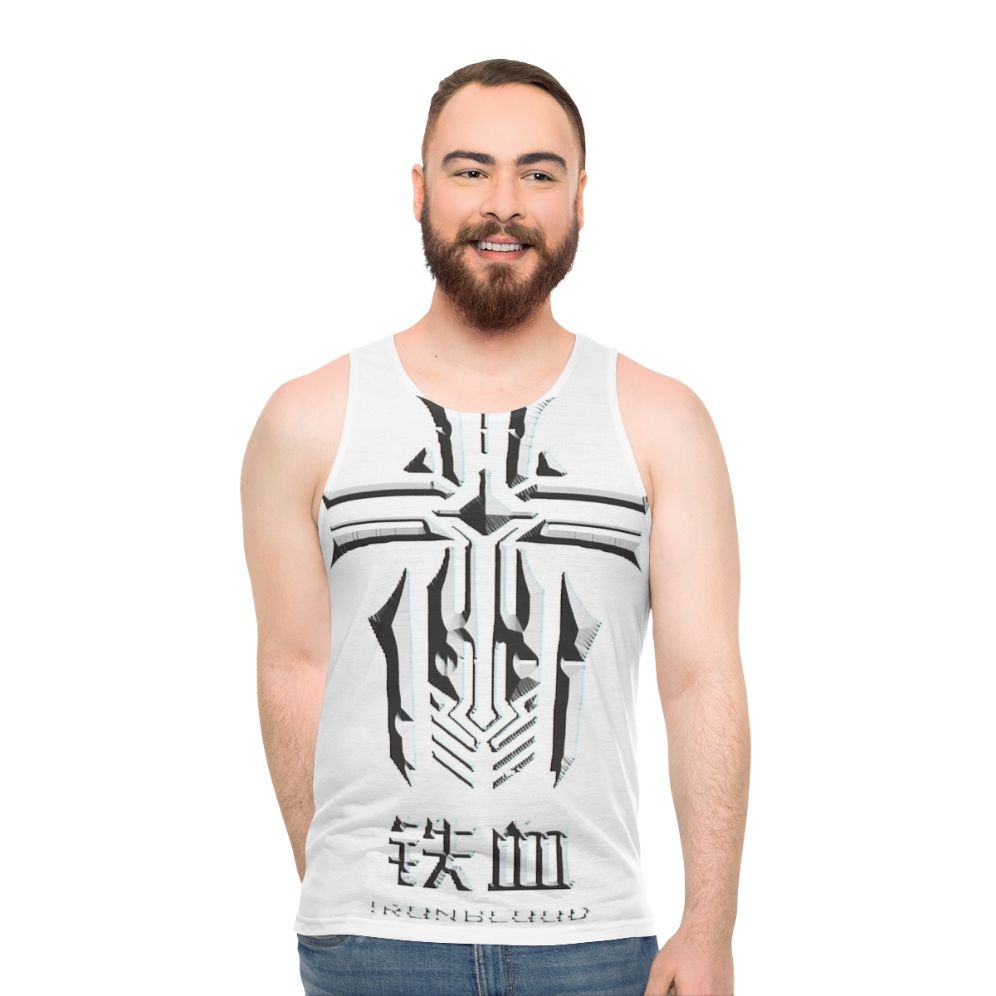 Unisex Iron Blood Tank Top featuring Azur Lane game logo