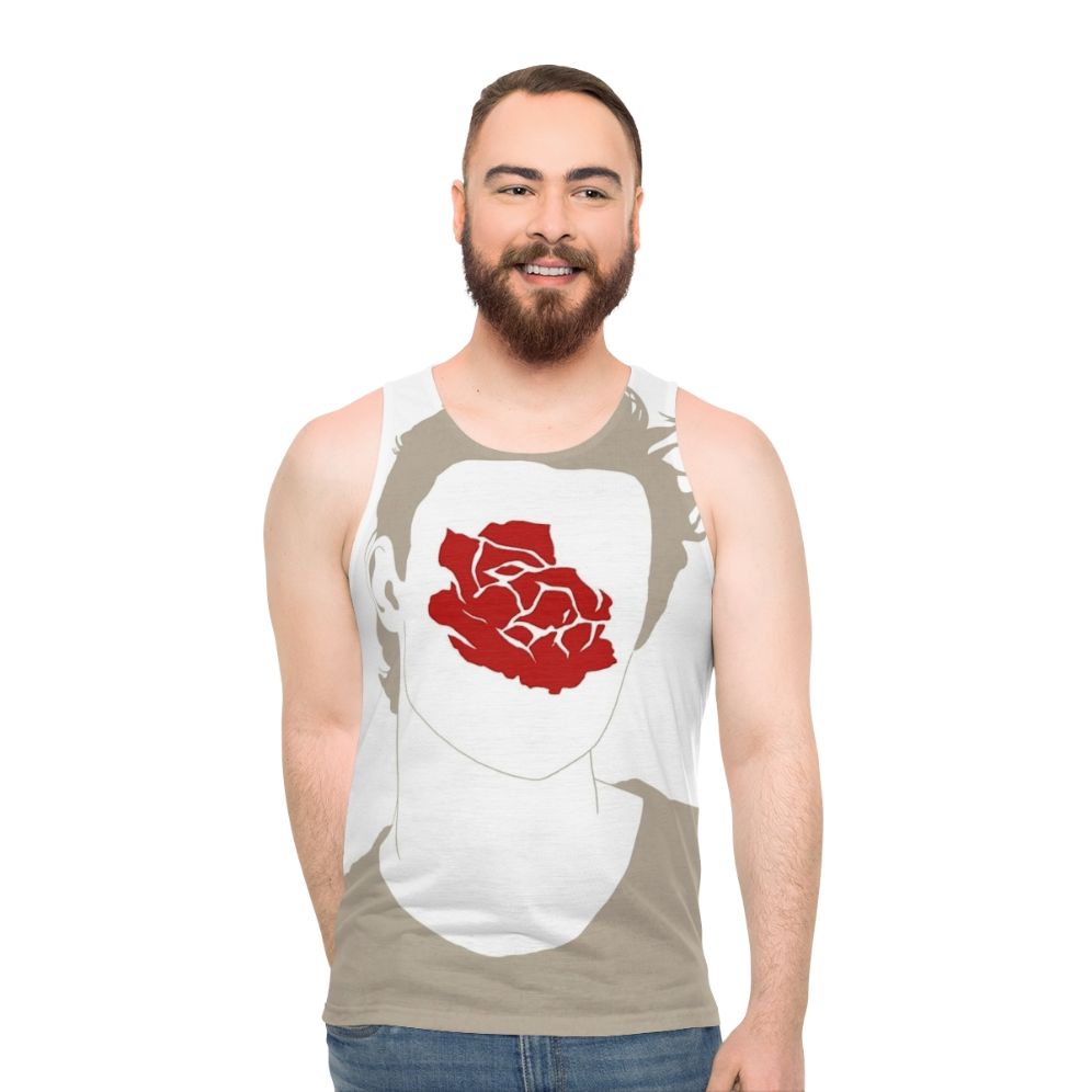 Unisex "It Isn't In My Blood" Floral Music Tank Top