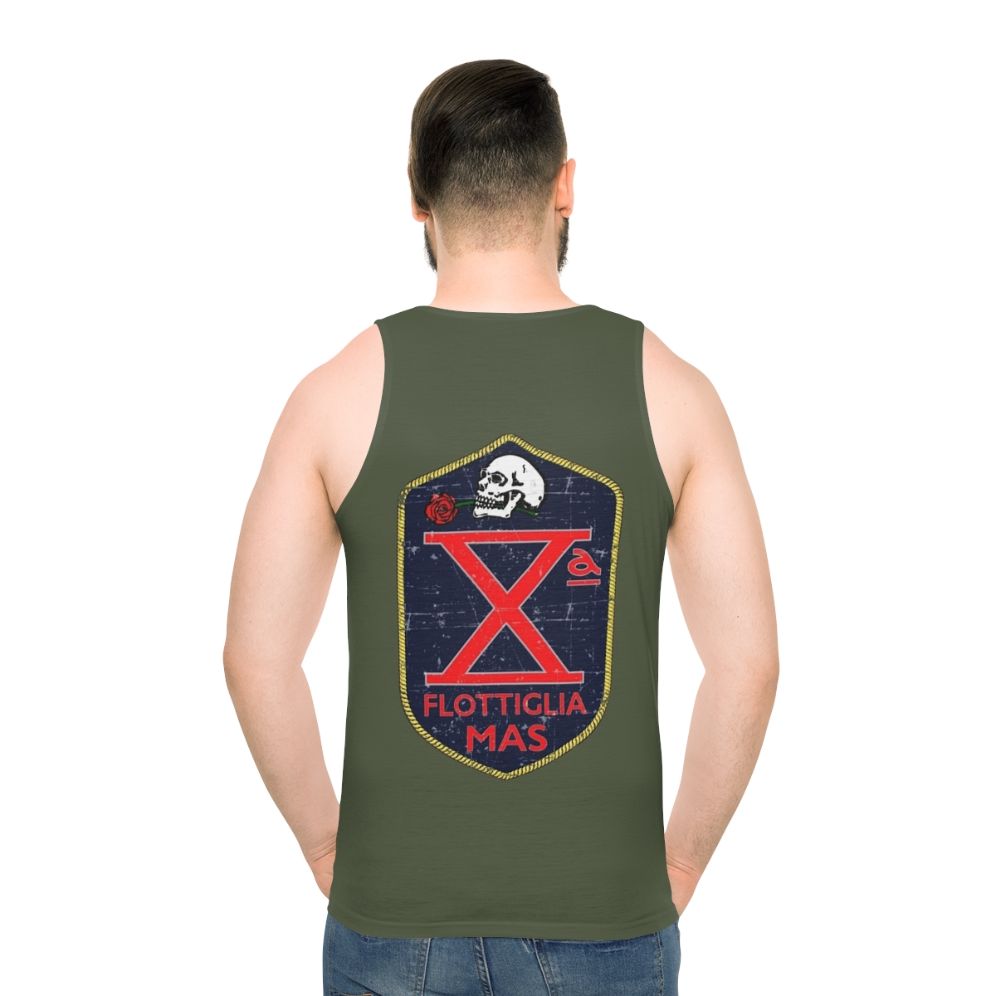 Unisex Italian Military Decima Flottiglia Mas Grunge Tank Top