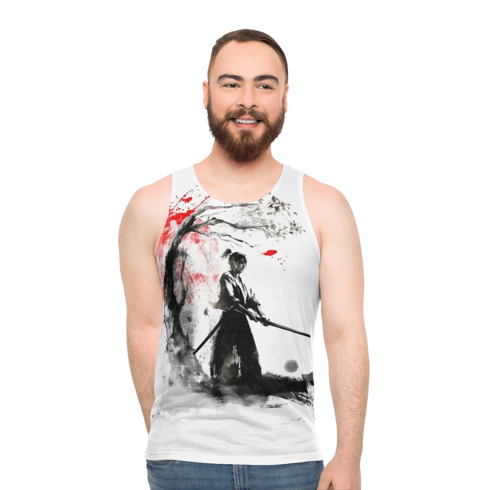 Unisex Japanese Samurai Tank Top