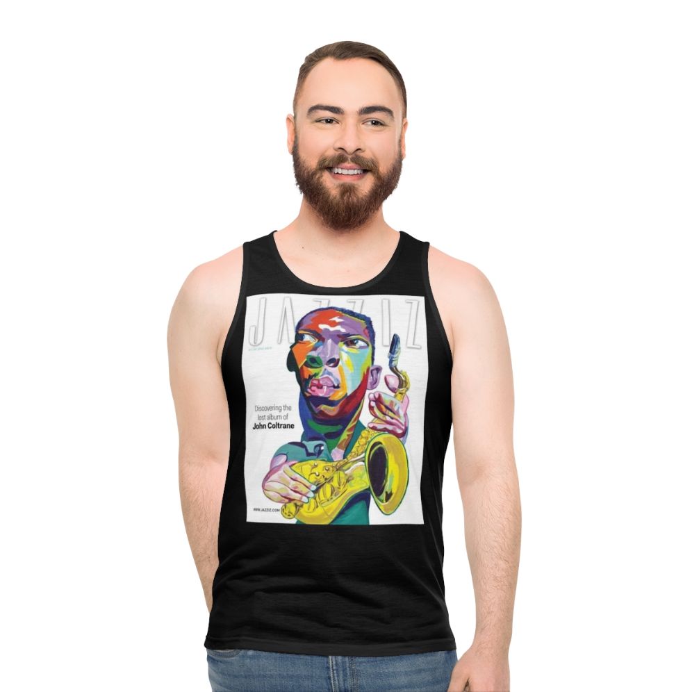 Unisex jazz-inspired tank top