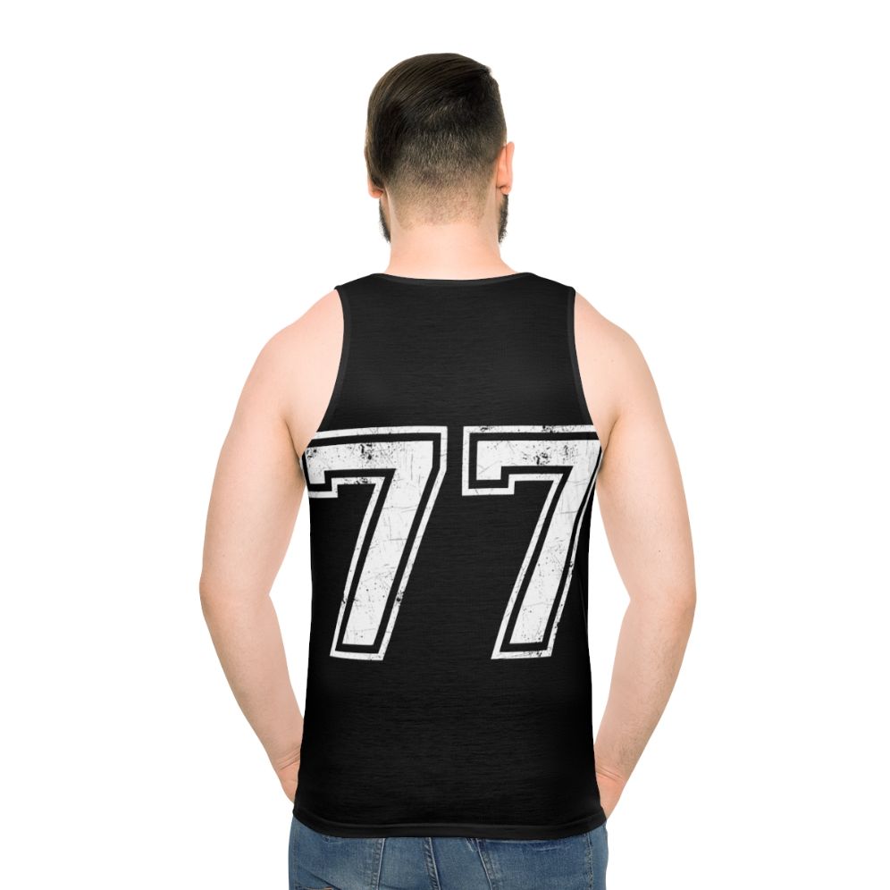 Unisex Jersey Number 77 Sports Tank Top