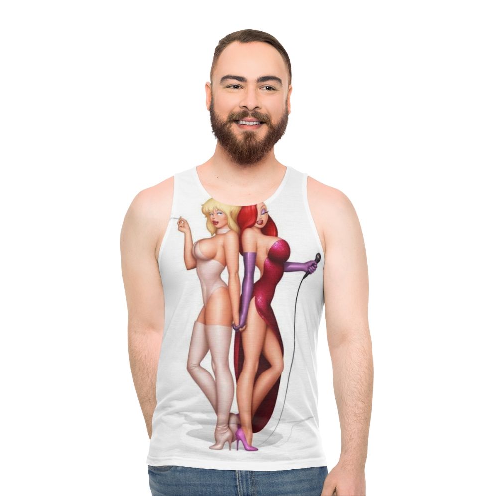 Unisex Jessica Rabbit and Holli Would Pop Culture Tank Top