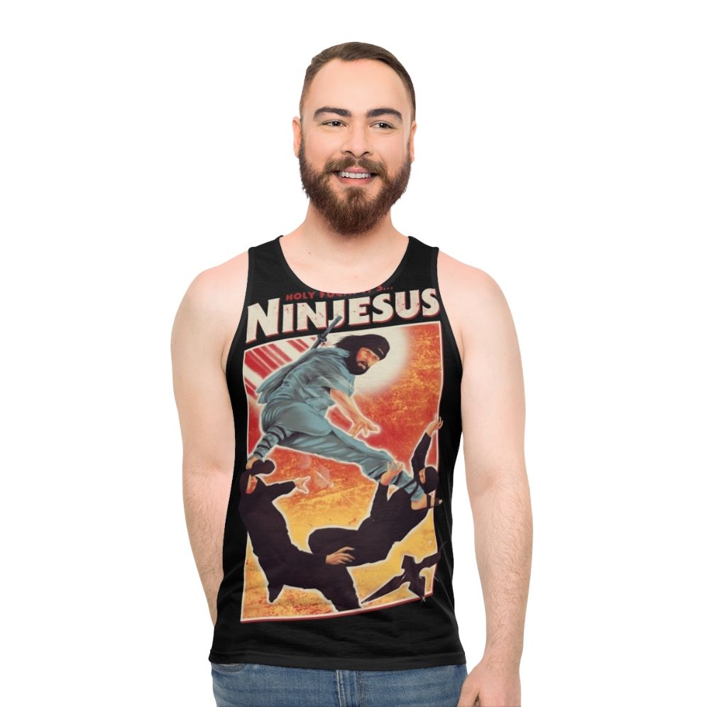 Unisex Jesus Ninja Tank Top