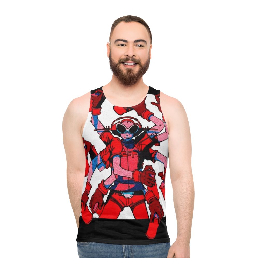 Unisex jet set radio inspired tank top