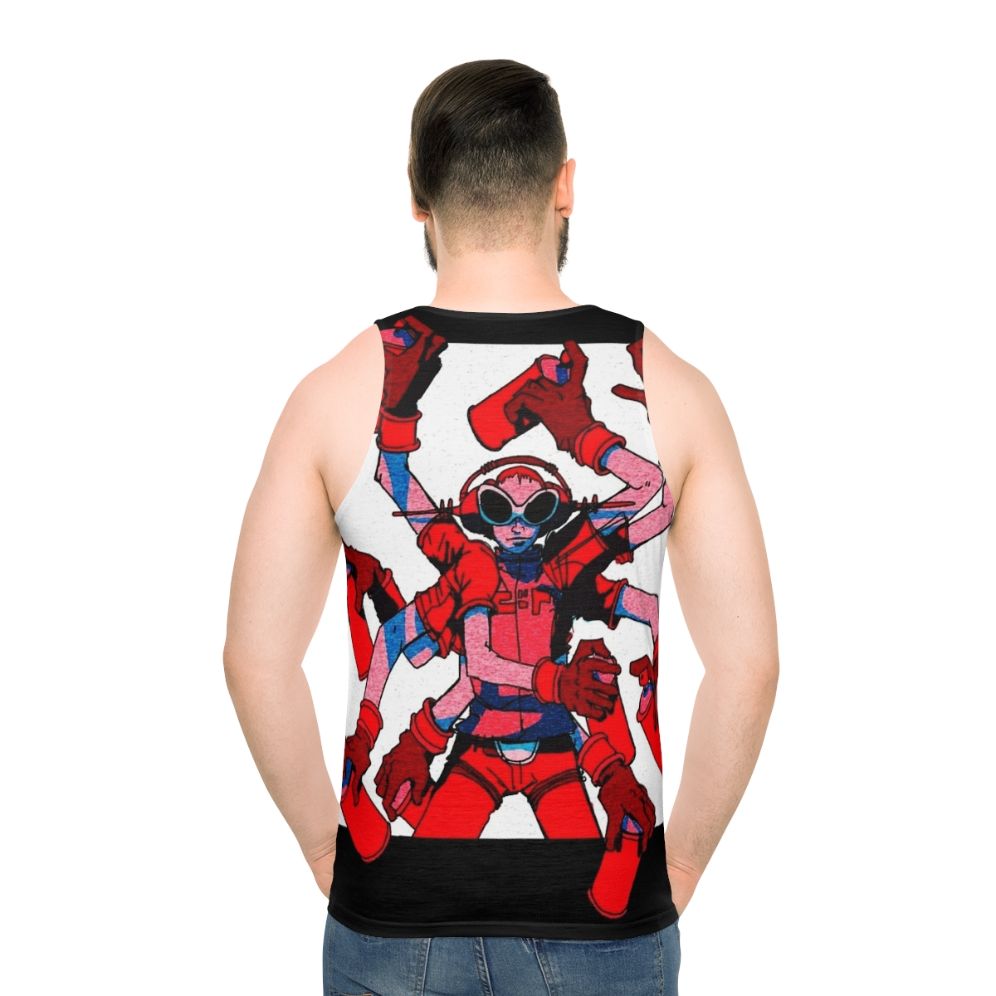 Unisex jet set radio inspired tank top