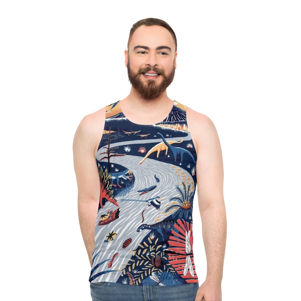 Unisex Jurassic Era Dinosaur Tank Top
