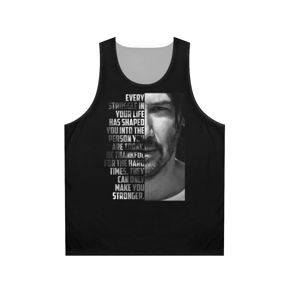 Unisex Keanu Reeves graphic tank top