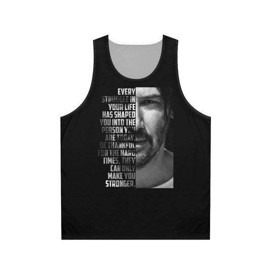 Unisex Keanu Reeves graphic tank top
