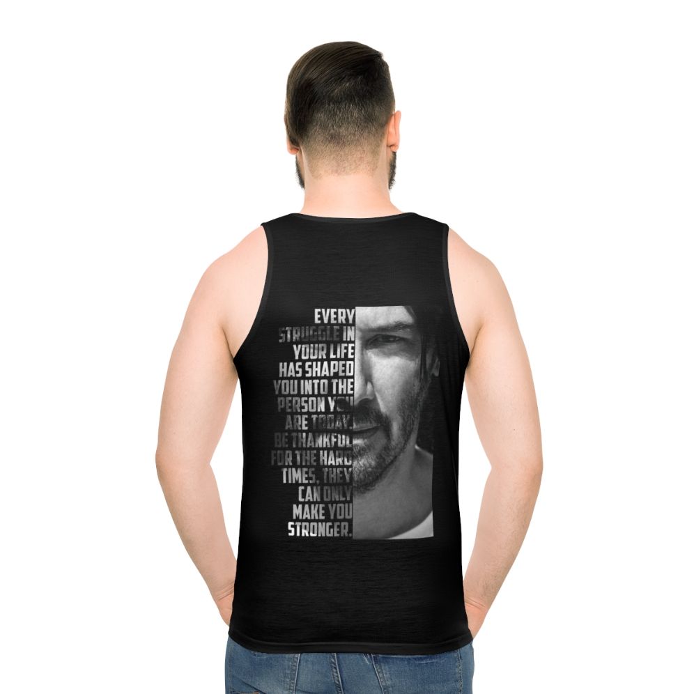 Unisex Keanu Reeves graphic tank top
