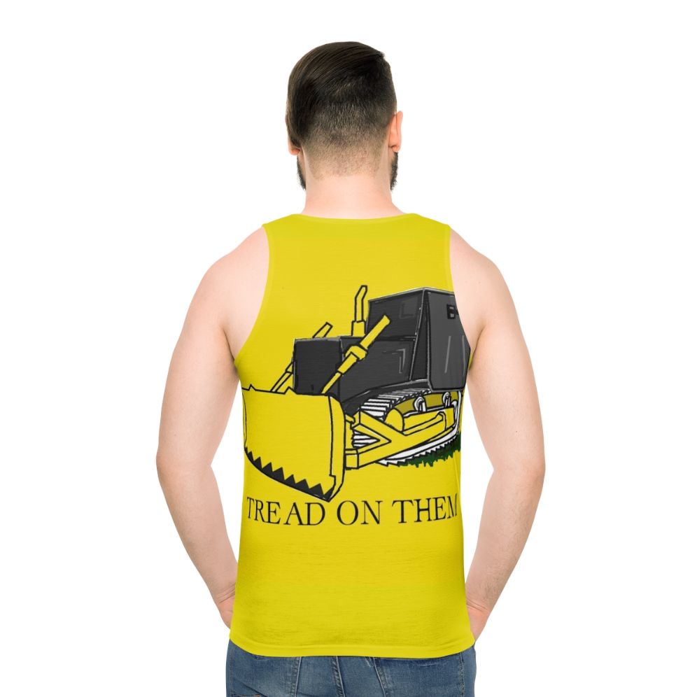 Unisex Killdozer military-style tank top with Marvin Heemeyer design