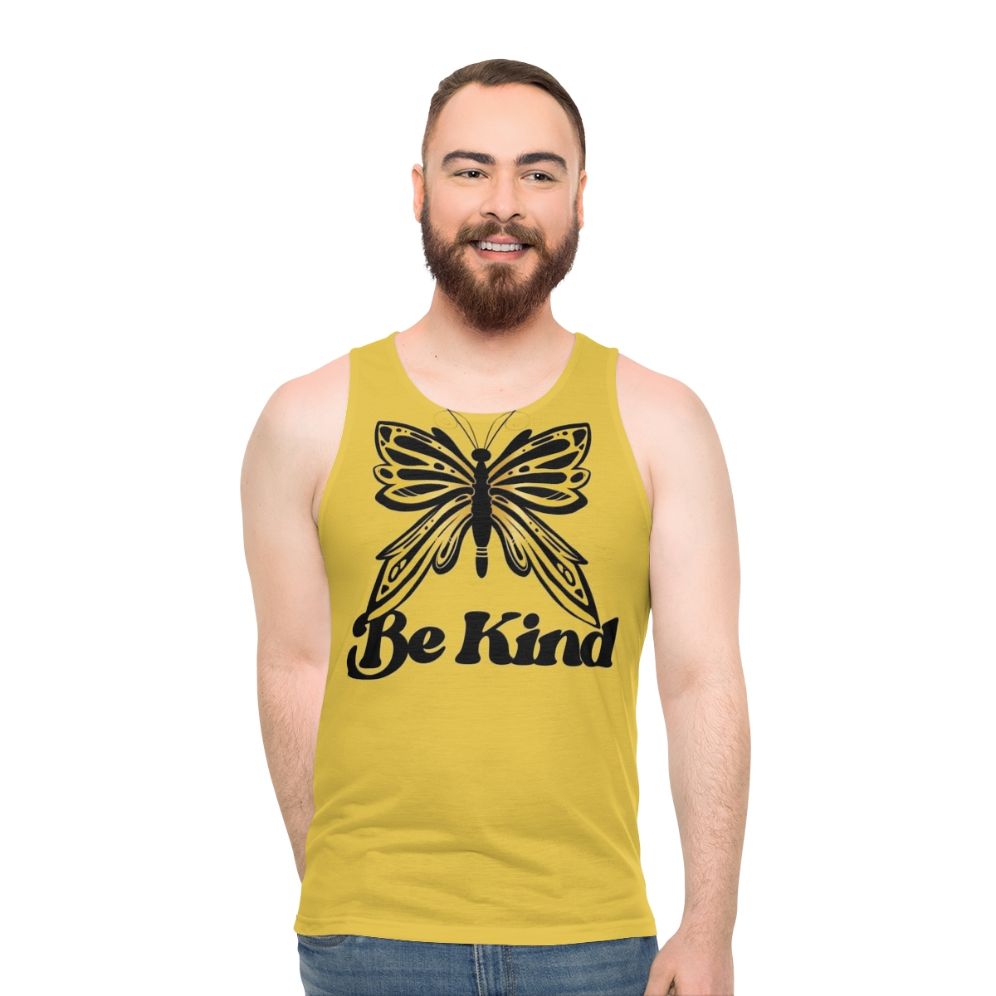 Unisex Kind Butterfly Tank Top