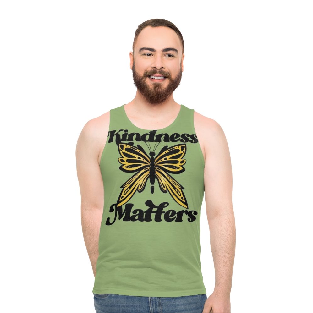 Unisex Kindness Matters Butterfly Tank Top