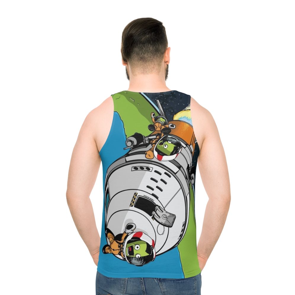 Unisex Kerbal Space Program inspired vector rocket tank top