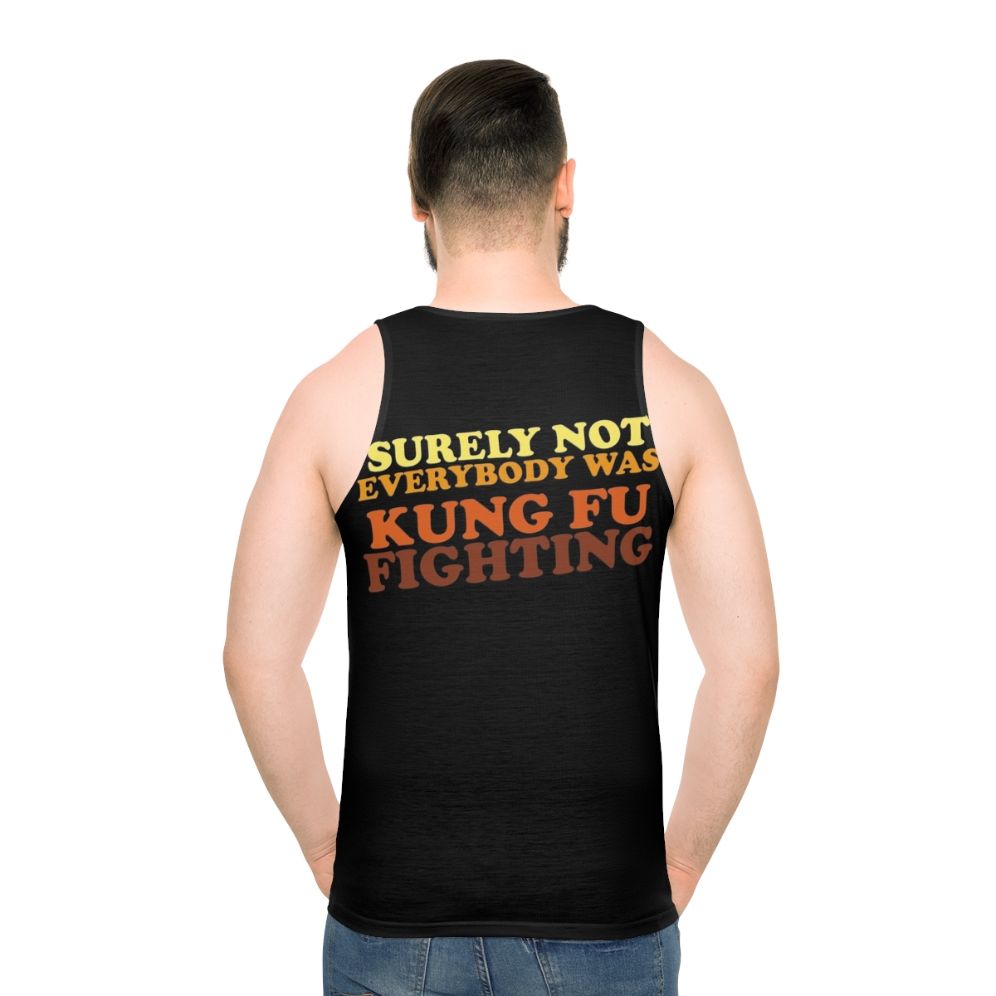 Unisex tank top with "Kung Fu Fighting" graphic