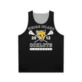 Unisex lacrosse tank top with ocelots design