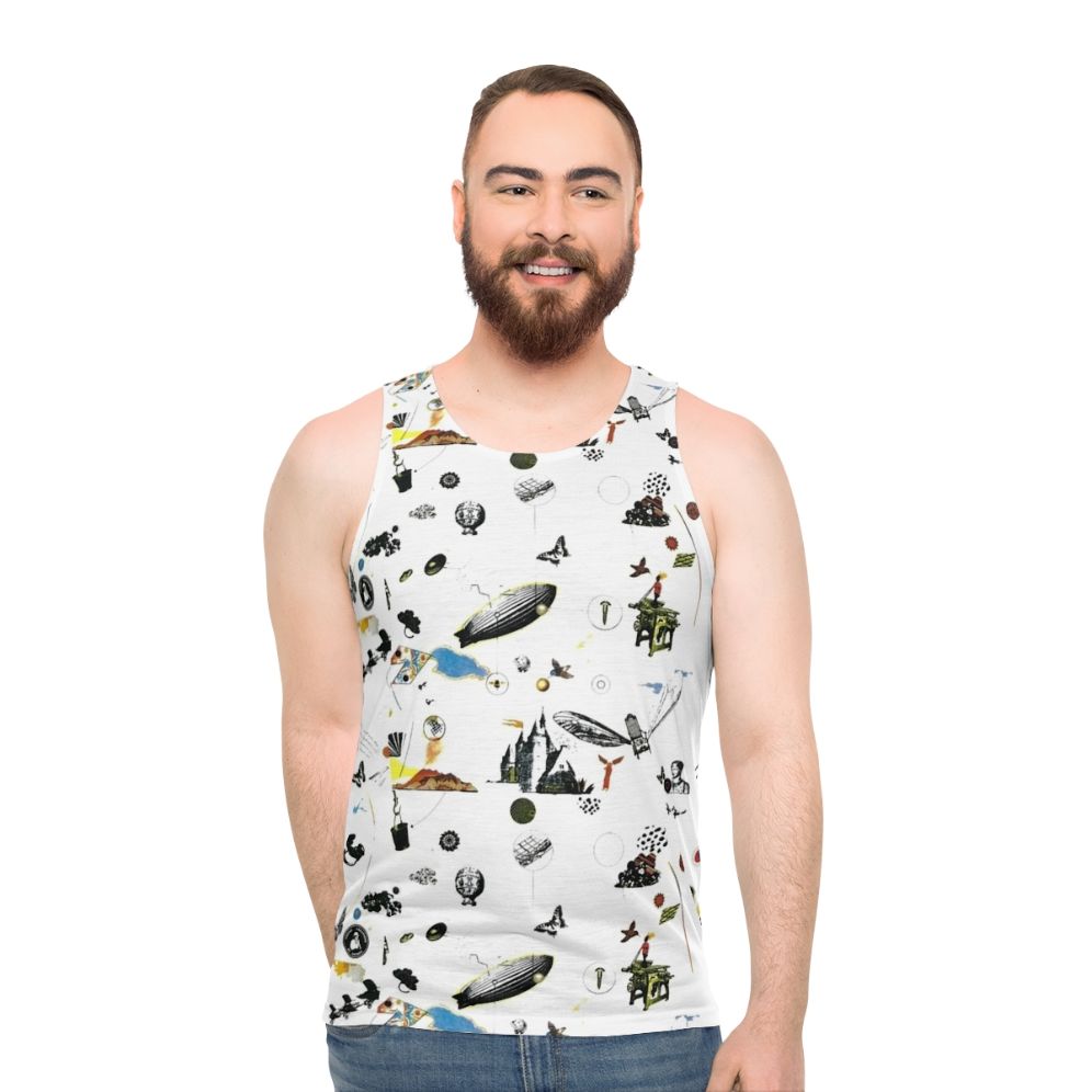 Unisex led zeppelin rock band tank top