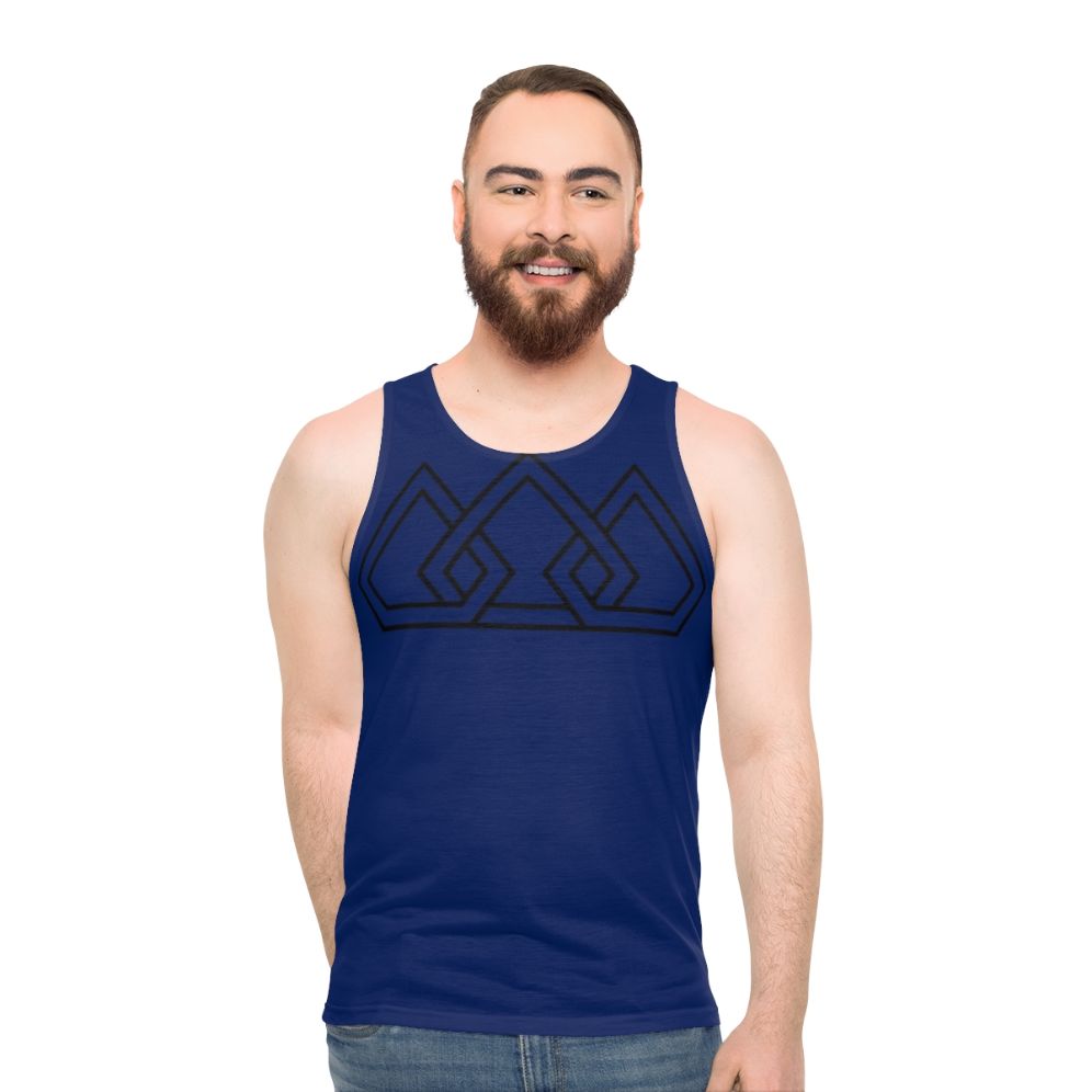 Unisex tank top with "Legend" design by The Score band