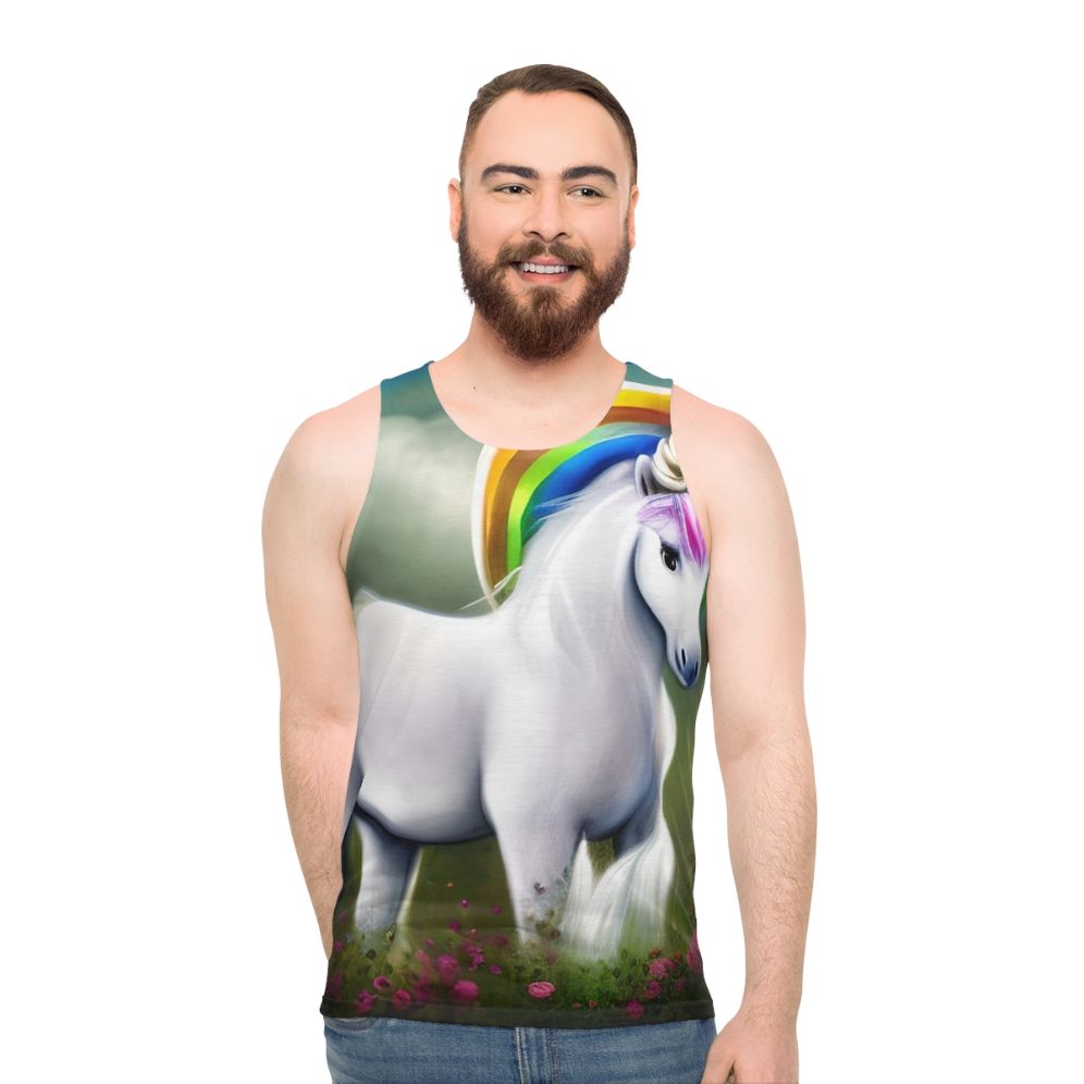 Unisex Legendary Unicorn Fantasy Tank Top