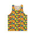 Unisex Lego Building Blocks Tank Top