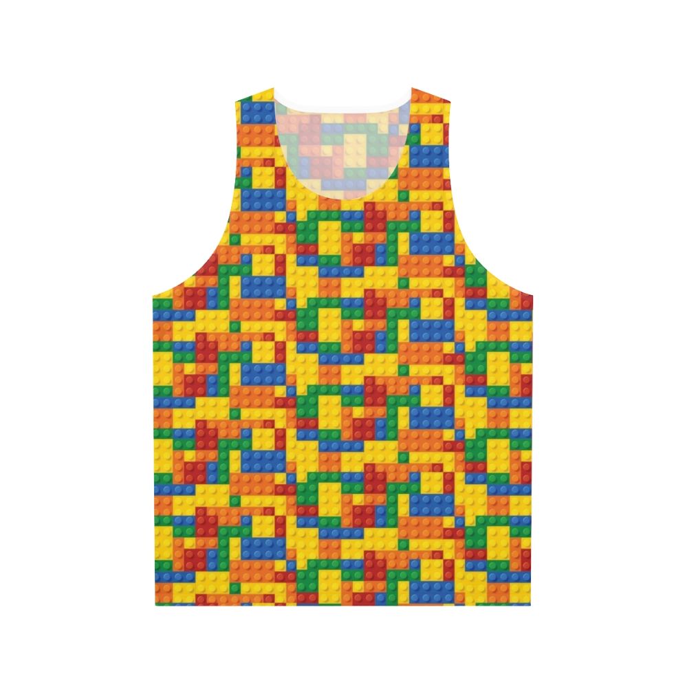 Unisex Lego Building Blocks Tank Top