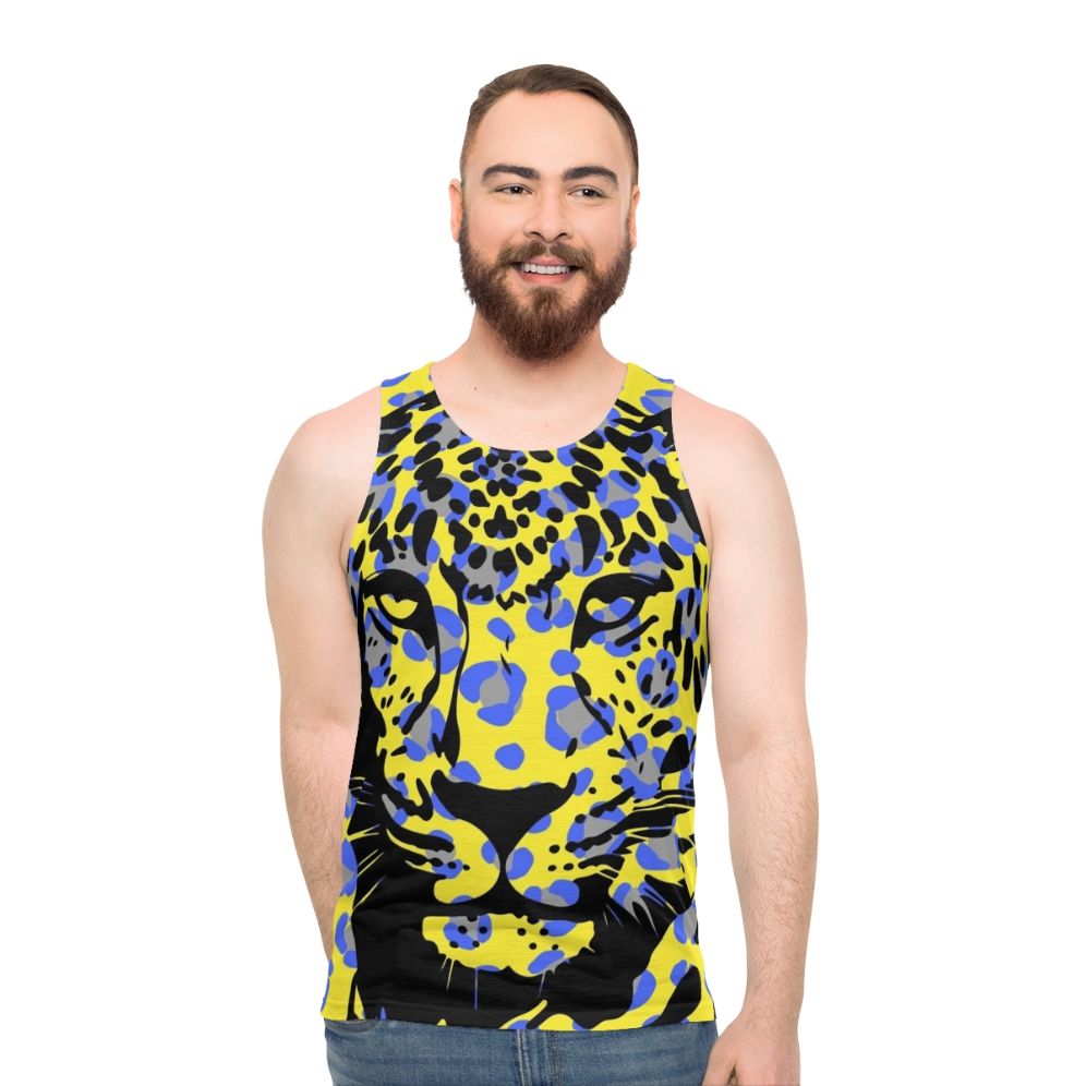 Unisex Leopard Print Tank Top