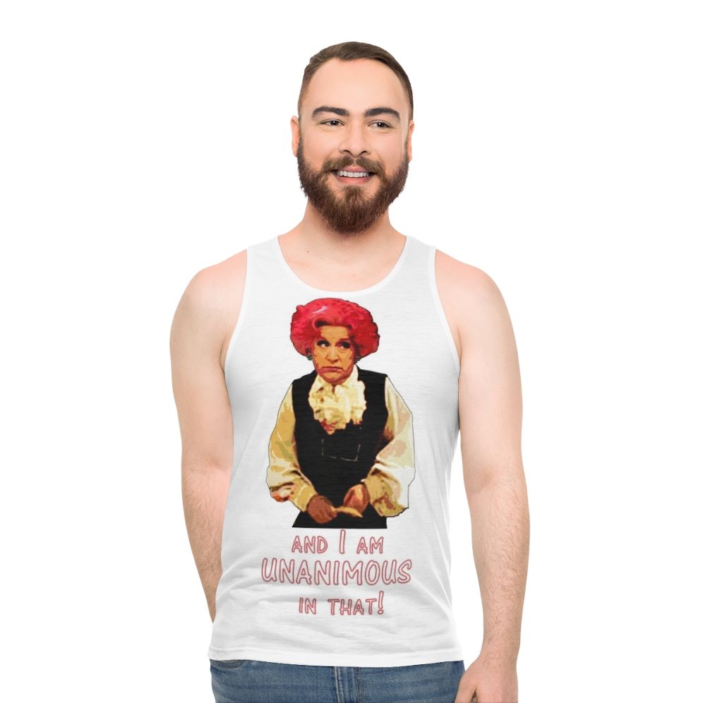 Unisex tank top with LGBT pride design