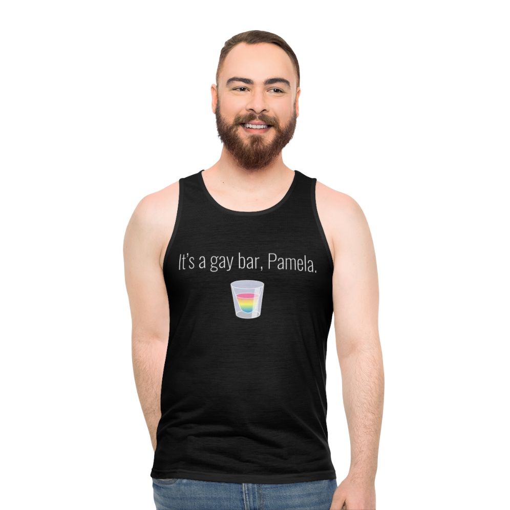 Unisex LGBTQ Pride "It's a Gay Bar" Graphic Tank Top