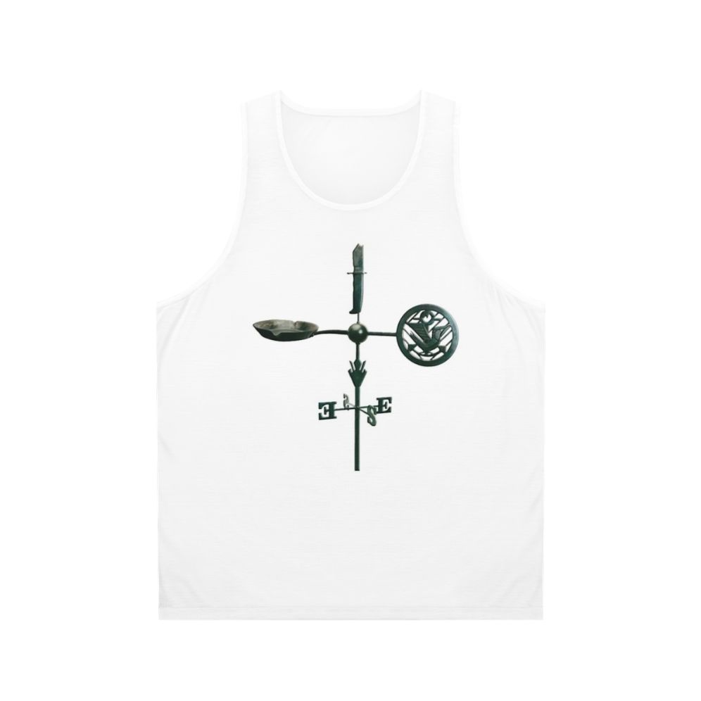Unisex tank top with "Like Scales" graphic design, inspired by Jason Isbell's music