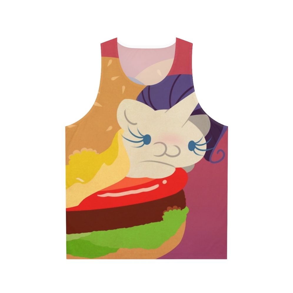 Unisex Little Bites cartoon-themed tank top