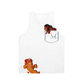 Unisex tank top with "Long Live The King" lion king mufasa design