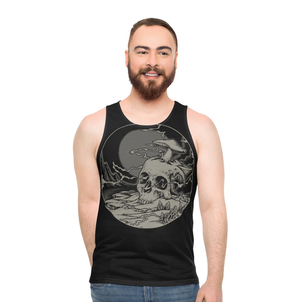 Unisex 'Lost Voyager' Dark Psychedelic Sci-Fi Tank Top