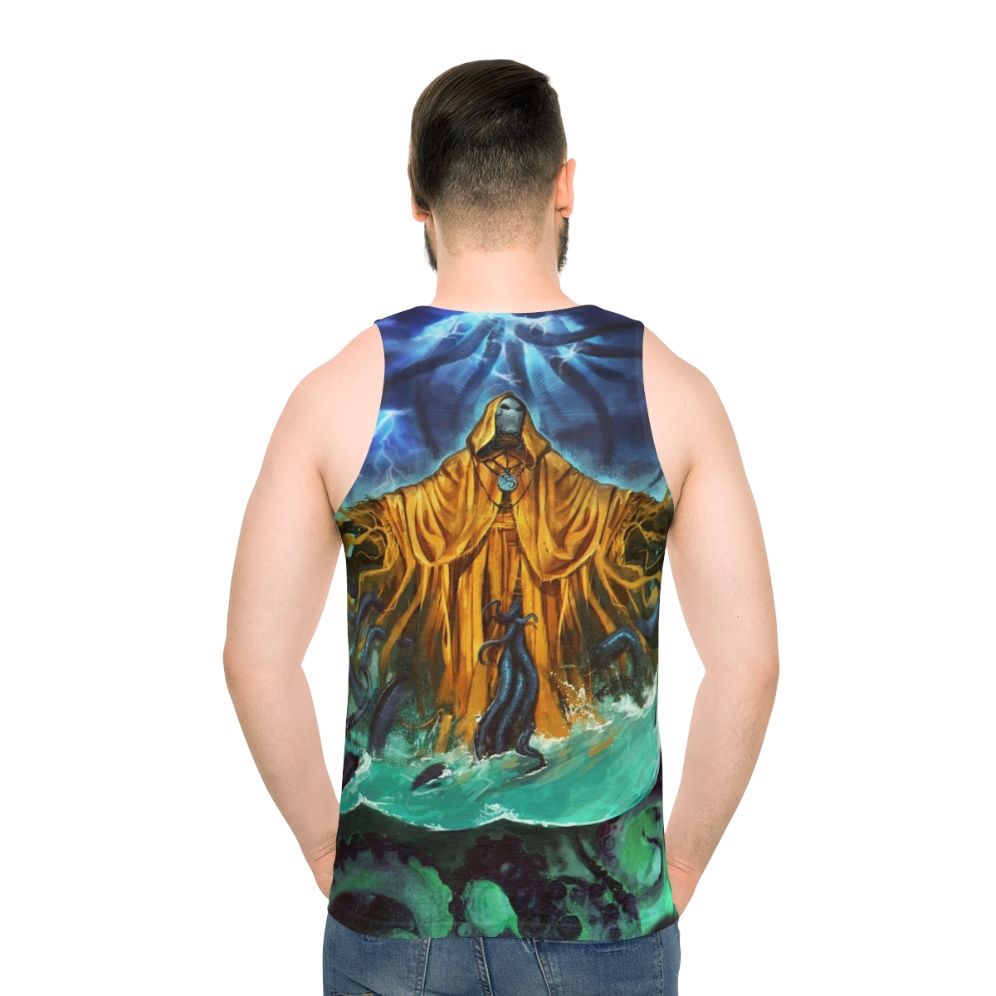 Unisex tank top with Lovecraft horror design